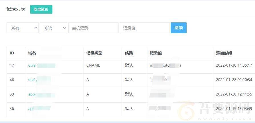 PHP开发的二级域名分发系统源码 已对接易支付