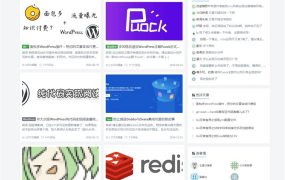 WordPress高颜值自适应博客主题Puock